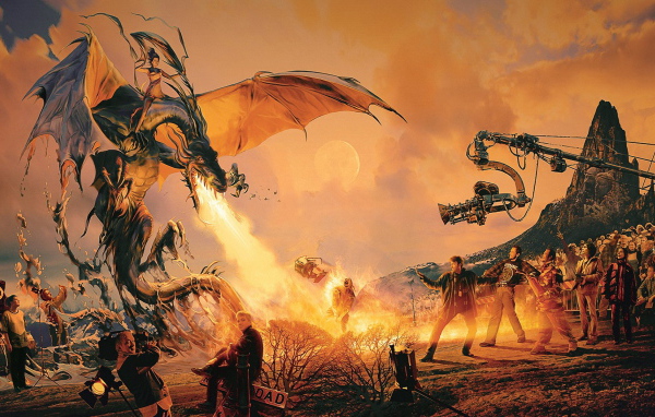 Съемка фантастического фильма