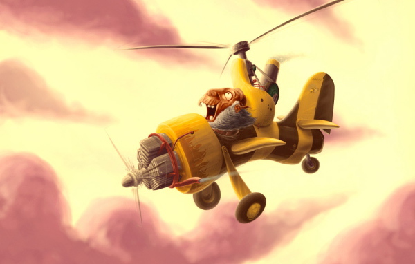 Кривой вертолет