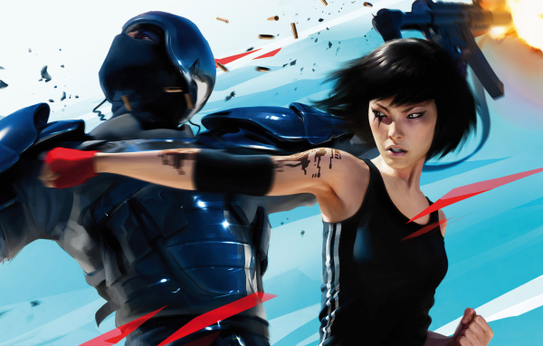 Mirrors Edge мощный удар