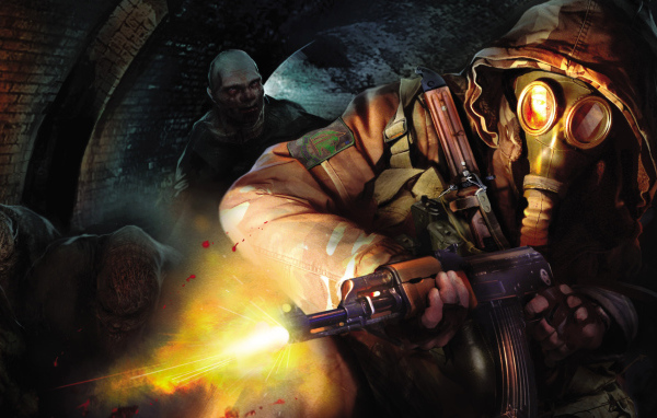 Сталкер в тоннеле