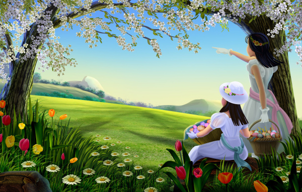 Весной на Пасху