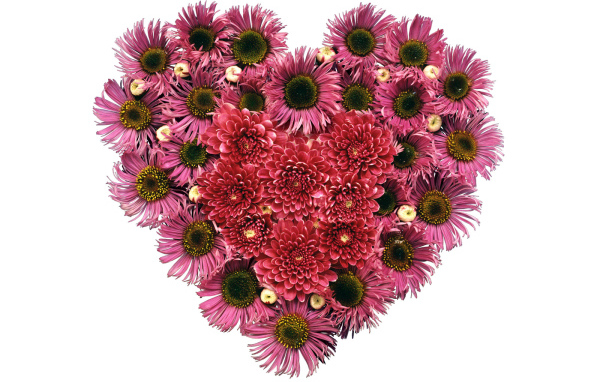 Цветочное сердце