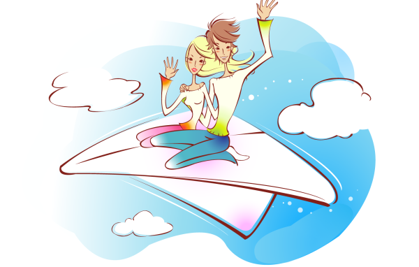 Полет на крыльях любви