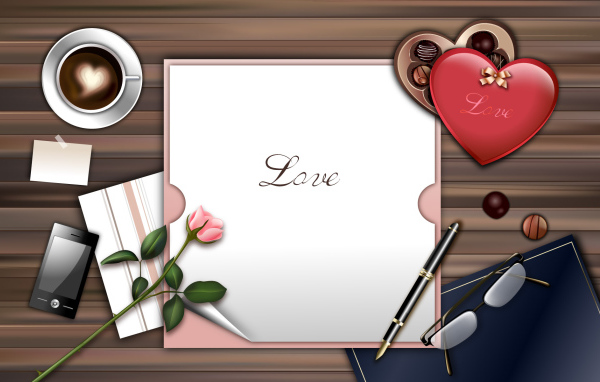 Письмо о любви на День Святого Валентина