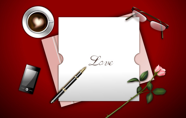 Любовное письмо на День Святого Валентина