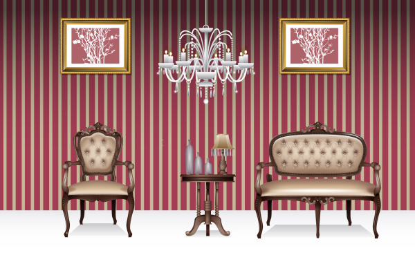 Полосатая комната