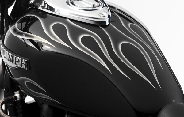 Аэрография на бензобаке