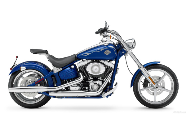 Harley Davidson голубой