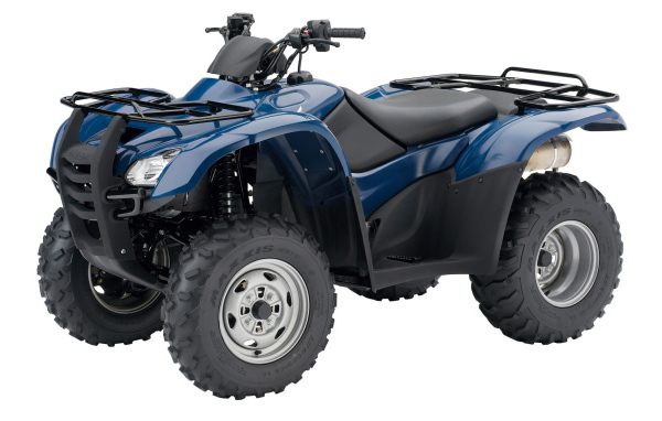 Синий Байк Honda квадроцикл