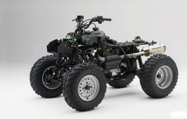 Внутри Хонда квадроцикл