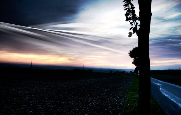 Вечернее небо HDR