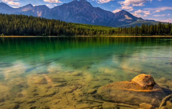 Красивый вид на горы