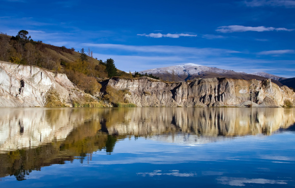 Голубое озеро Новая Зеландия