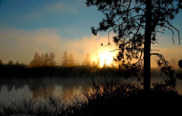 Красивый закат