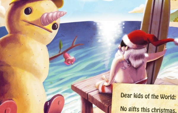 Санта Клаус в отпуске