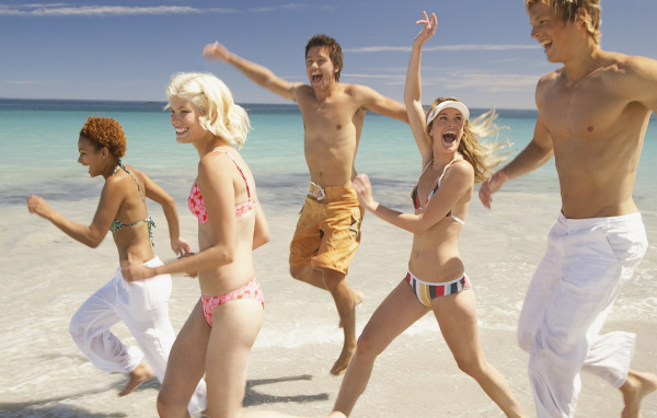 Веселье на пляже