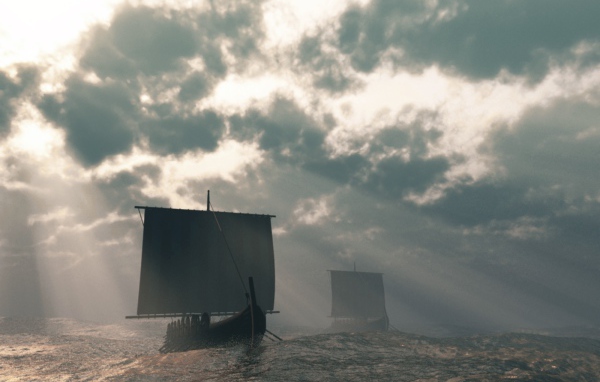 Лодки викингов