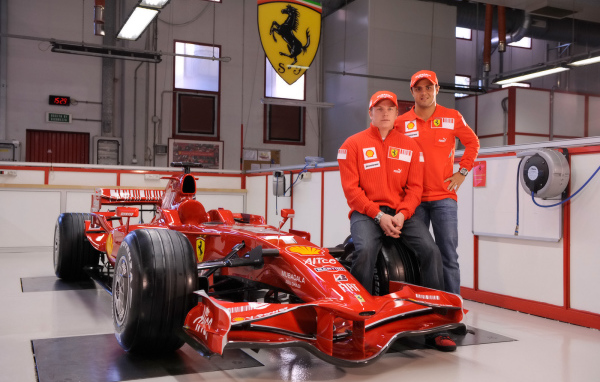 Кими и феррари ф1