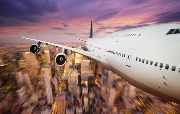 Полет над мегаполисом