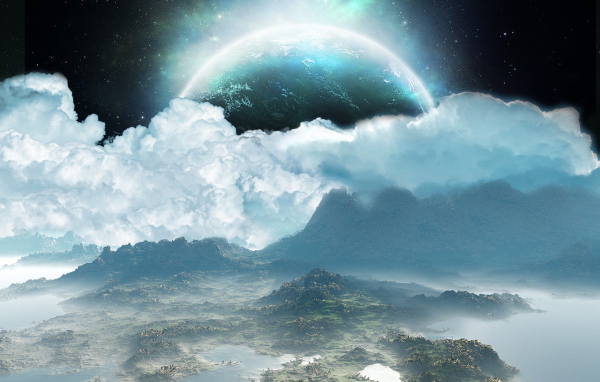 Остров среди облаков