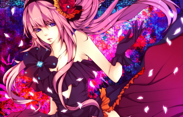 Девушка в вечернем платье