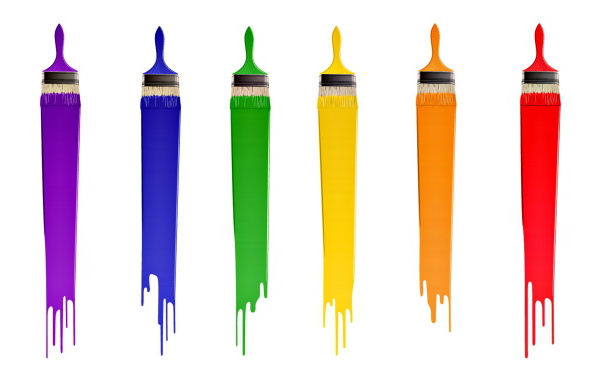 Разноцветные кисти