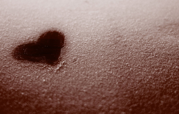 След на песке