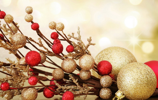 Шары на ветке