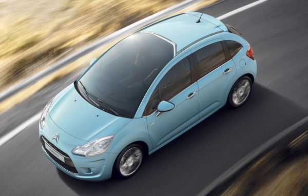 Ситроен С3 вид сверху