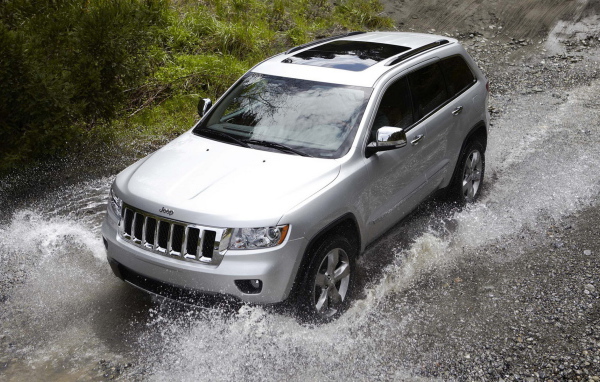 Джип Гранд Чероки на бездорожье