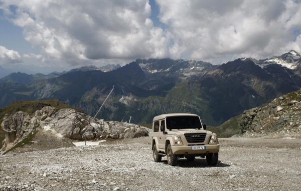 Ивеко Кампагнола на высоте гор