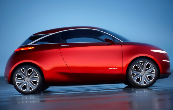 Форд Старт Концепт в красном цвете