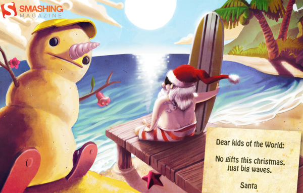 Санта Клаус в отпуске