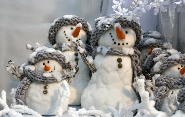 Снеговики на Рождество