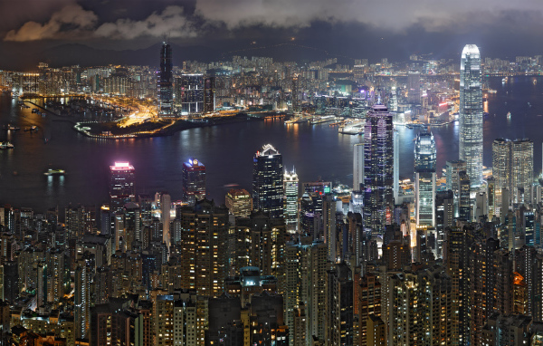 Высотки в центре города