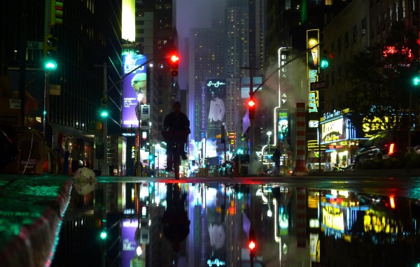 Огни ночного города