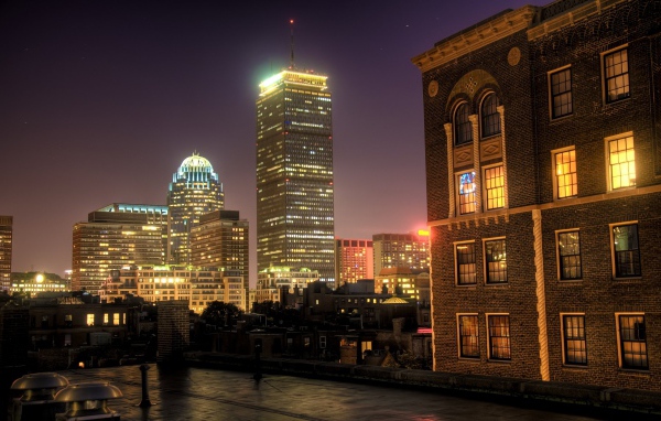 Ночной Бостон