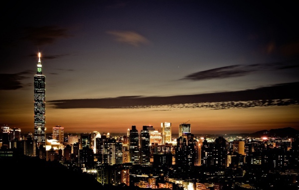 Тайбей, небоскребы