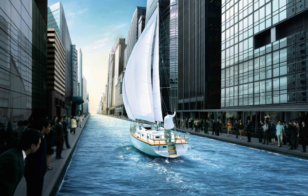 Двигаясь по ветру