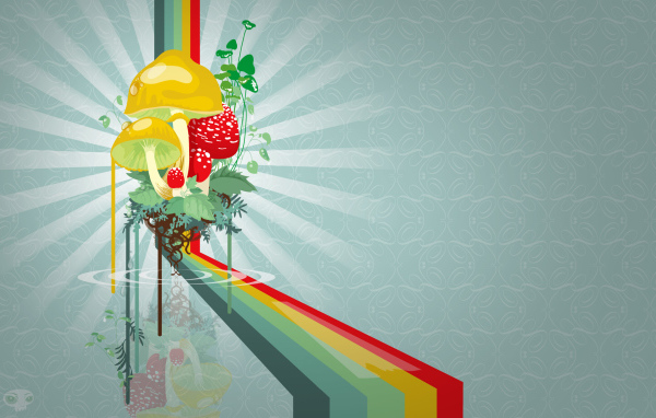 Грибная радуга