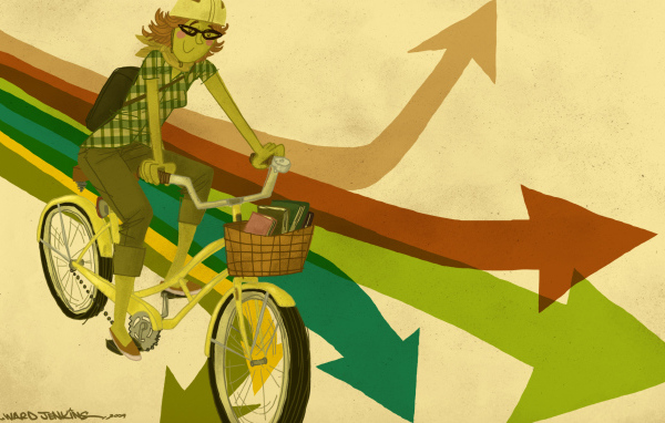 Поездка на велосипеде