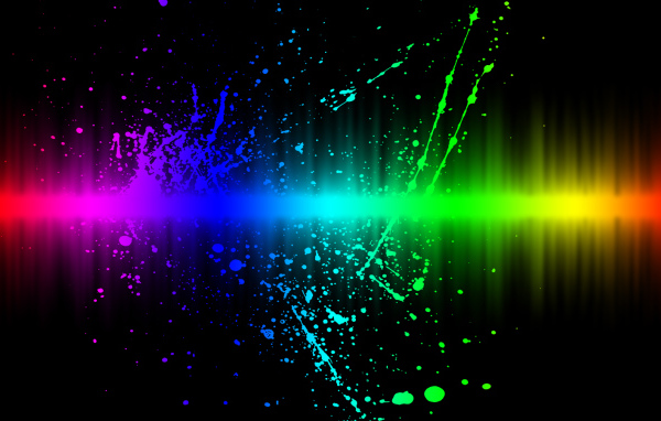 Яркая краска