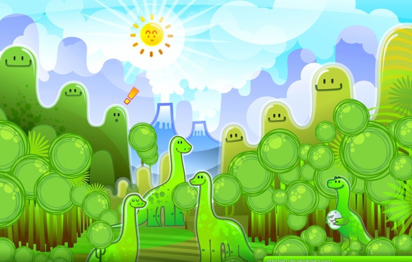 Динозавры из мультфильма