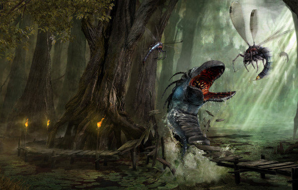 Монстр обитатель болот