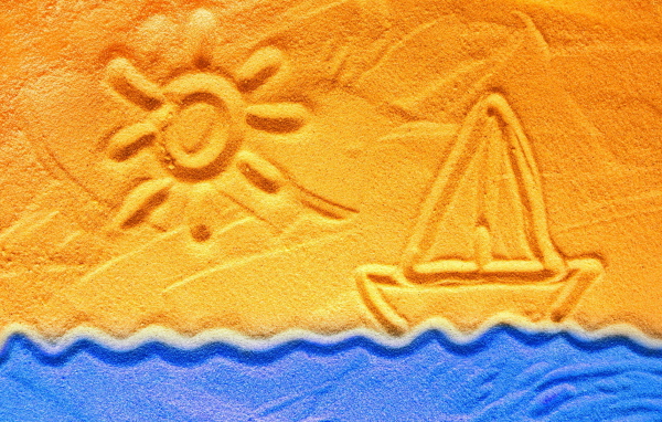 Песок и море