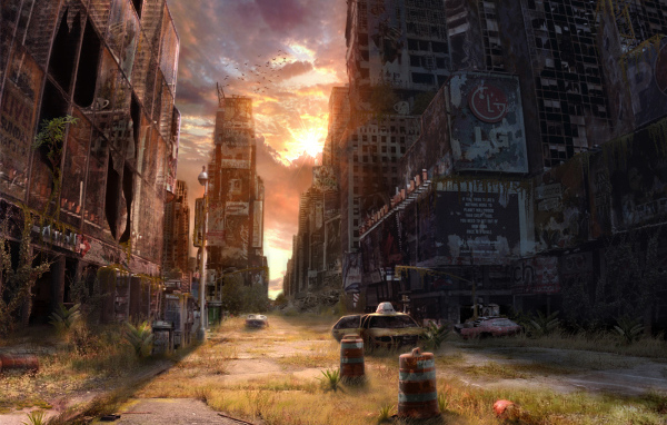 Закат на Таймс Сквер