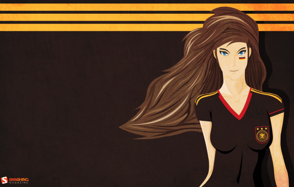 Немецкая болельщица