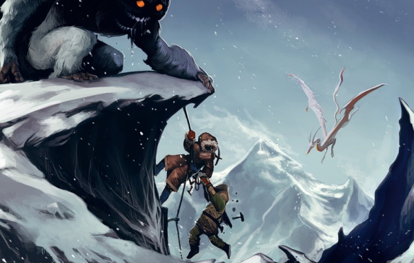 Снежный человек и альпинисты