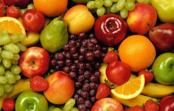 Вкусные ягоды и фрукты