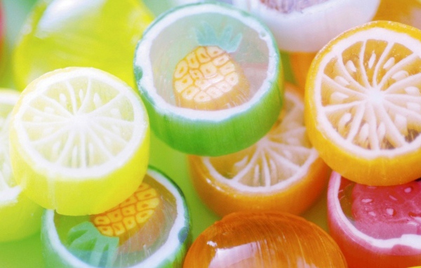 Разноцветная карамель